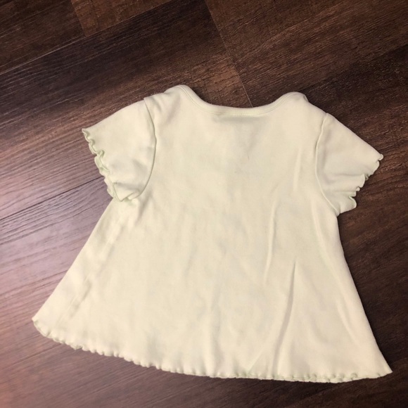 Light green butterfly top 6mo - Picture 2 of 3